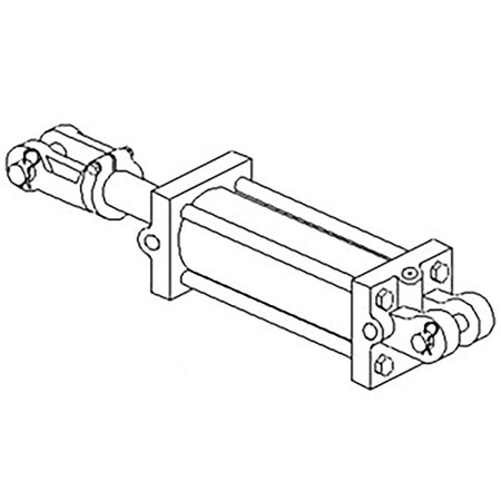 Aftermarket Hydraulic Cross Double Acting Cylinder for Tractors DU Series 27556 308DU